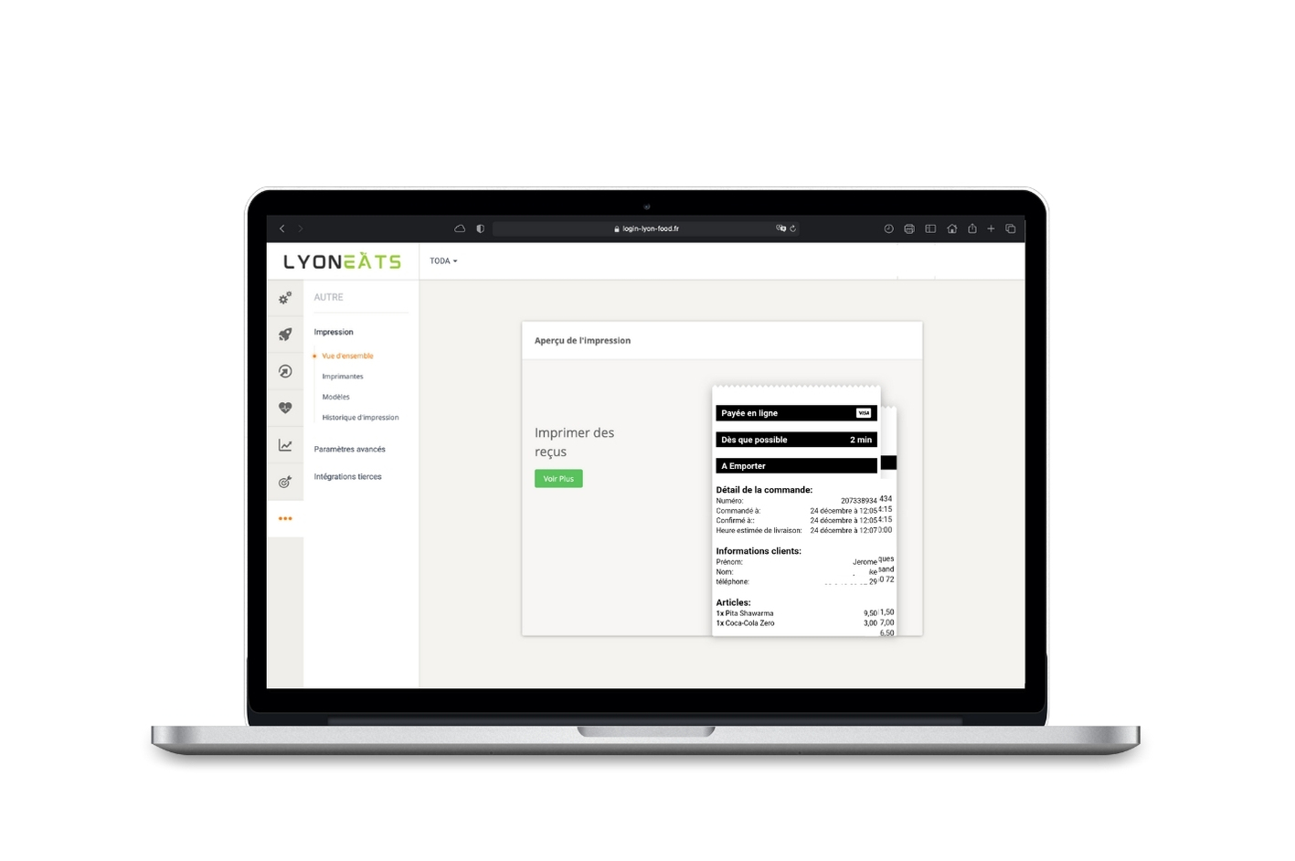 LYON Eats application, outil et solution de commande en ligne clic & collect réservation et livraison création de site web et community manager spécialisé pour les restaurants et métiers de bouche création de contenu vidéos et photos site web à emporter