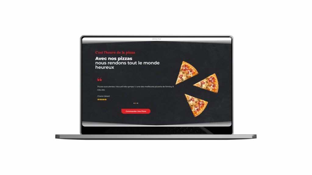 site Déliss' pizz, LYON Eats application, outil et solution de commande en ligne clic & collect réservation et livraison création de site web et community manager spécialisé pour les restaurants et métiers de bouche création de contenu vidéos et photos site web à emporter